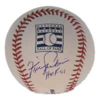 Fergie Jenkins Signed OML Hall of Fame Logo Baseball Inscribed "HOF 91" (MLB) at PristineAuction.com