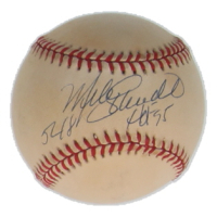 Mike Schmidt Signed ONL Baseball Inscribed "HOF 95" & "548" (JSA) at PristineAuction.com