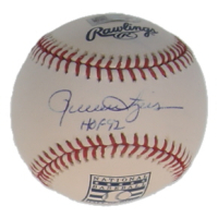 Rollie Fingers Signed OML Hall of Fame Logo Baseball Inscribed "HOF 92" (MLB) at PristineAuction.com