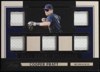 Cooper Pratt 2025 Panini Three and Two Full Count Swatches #35 #18/49 at PristineAuction.com