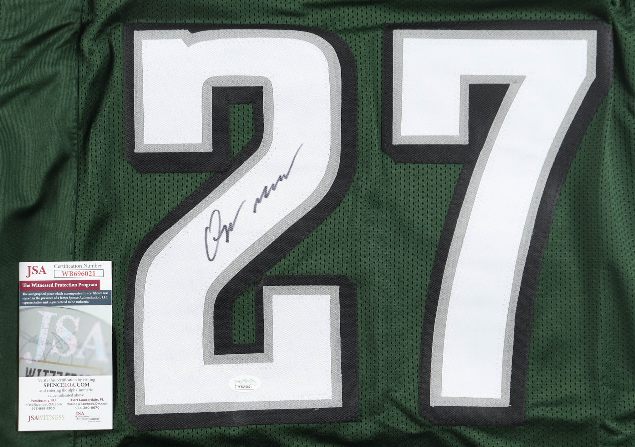 Quinyon Mitchell Signed Jersey (JSA) at PristineAuction.com Quinyon Mitchell Signed Jersey (JSA) at PristineAuction.com