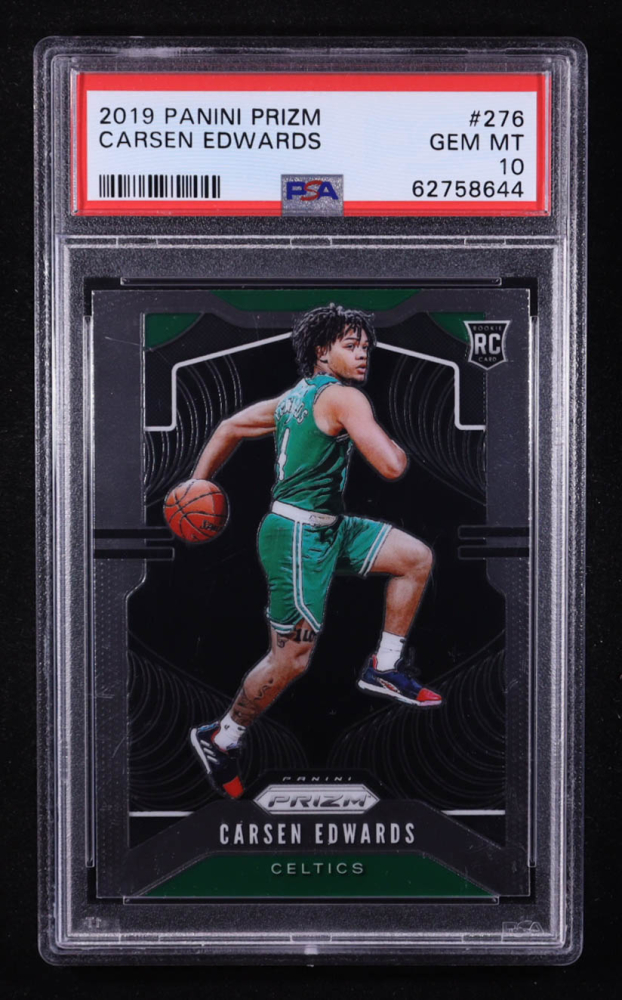 Carsen Edwards 2019-20 Panini Prizm #276 RC (PSA 10)