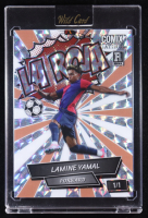 Lamine Yamal 2024 Wild Card Comix Platinum LA ROJA #ACLR-LY07 RC #1/1 at PristineAuction.com
