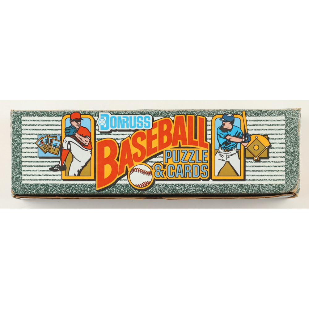1990 Donruss Baseball Puzzle & Cards Box Complete Set of (728) Cards with Sammy Sosa #489 RC, Bernie Willams #689 RC, Nolan Ryan #166, Curt Schilling #667 at PristineAuction.com