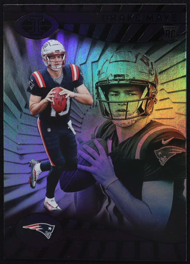 Drake Maye 2024 Panini Illusions #59 RC at PristineAuction.com Drake Maye 2024 Panini Illusions #59 RC at PristineAuction.com