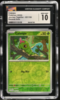 Caterpie 2025 Pokemon Journey Together #001/159 (CGC 10) at PristineAuction.com