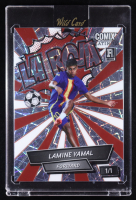 Lamine Yamal 2024 Wild Card Comix Platinum LA ROJA #ACLR-LY13 RC #1/1 at PristineAuction.com