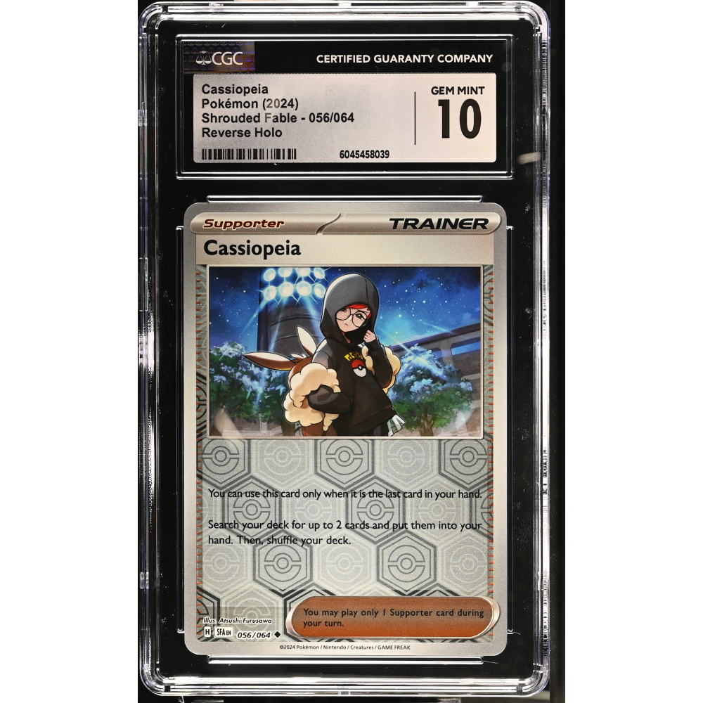 Cassiopeia 2024 Pokemon Shrouded Fable #056/064 (CGC 10) at PristineAuction.com