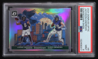 Lamar Jackson / Mark Andrews 2024 Donruss Optic Downtown Duos #8 (PSA 9) at PristineAuction.com