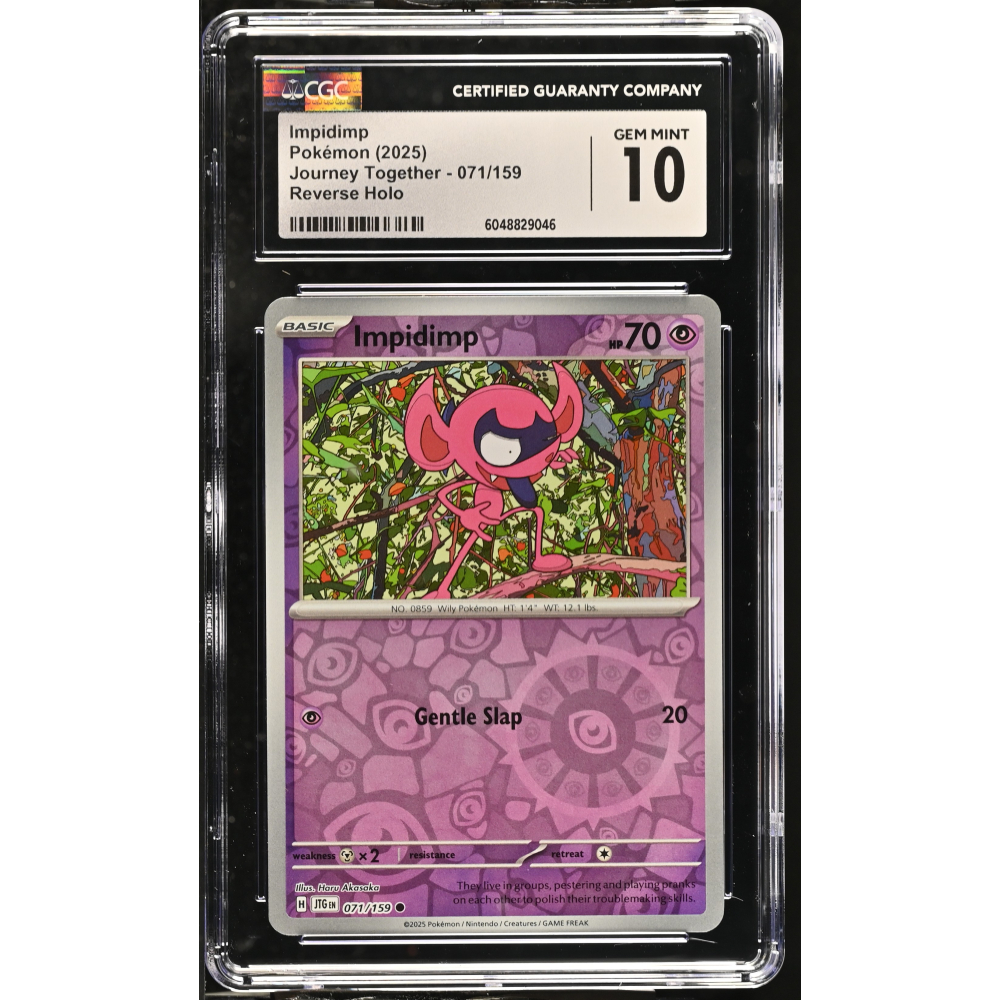 Impidimp 2025 Pokemon Journey Together #071/159 (CGC 10) at PristineAuction.com