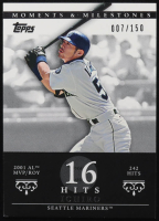 Ichiro Suzuki 2007 Topps Moments and Milestones Hit 16 #6-16 #007/150 at PristineAuction.com