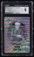 Babe Ruth 2019 Leaf Metal Babe Ruth Collection Silver Wave #27 (CGC 9) at PristineAuction.com
