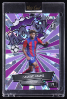 Lamine Yamal 2024 Wild Card Comix Platinum Prodigy #ACPG-LY12 RC #1/1 at PristineAuction.com