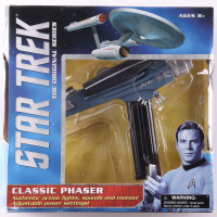 William Shatner Signed "Star Trek" Phaser Pistol Toy with Original Box (JSA) at PristineAuction.com