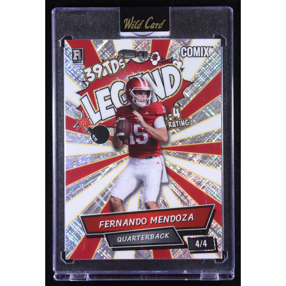 Fernando Mendoza 2025 Wild Card Comix Legend #ACBL-FM06 RC #4/4 at PristineAuction.com