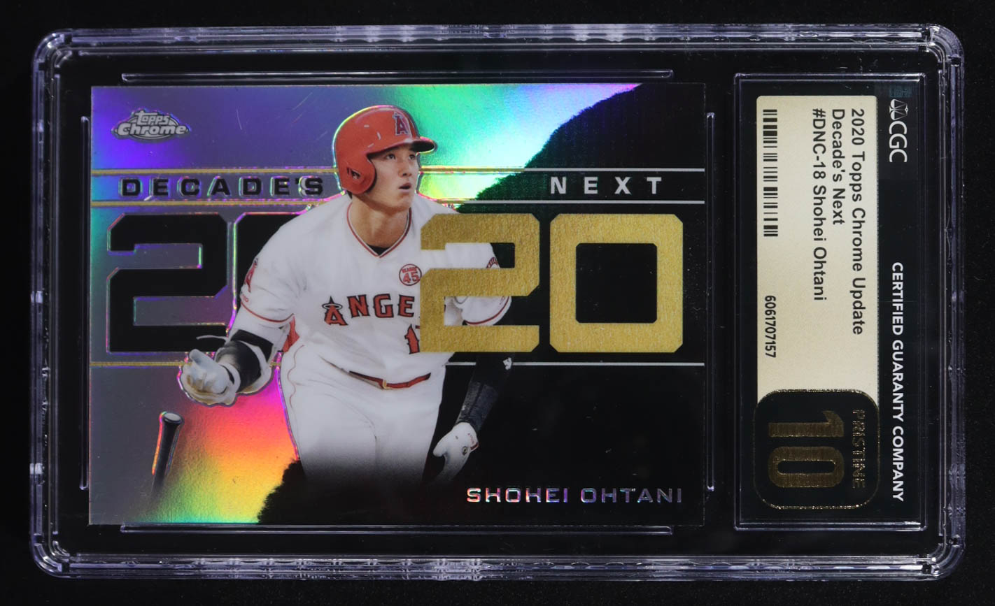 Shohei Ohtani 2020 Topps Chrome Update Decade's Next #DNC18 (CGC Pristine 10) at PristineAuction.com Shohei Ohtani 2020 Topps Chrome Update Decade's Next #DNC18 (CGC Pristine 10) at PristineAuction.com