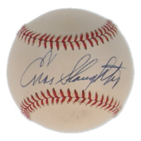 Enos Slaughter Signed ONL Baseball (JSA) at PristineAuction.com