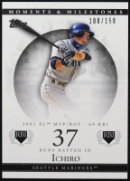 Ichiro Suzuki 2007 Topps Moments and Milestones #10-37 RBI 37 #100/150 at PristineAuction.com