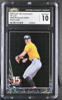 Konnor Griffin 2025 Leaf 15th Anniversary '90 Leaf Black Lazer #90B99 RC #2/2 (CGC 10) at PristineAuction.com