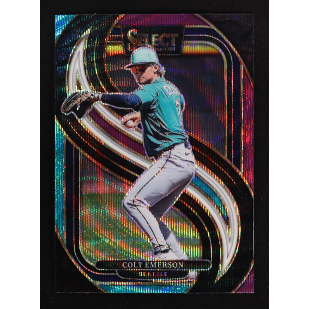 Colt Emerson 2025 Panini Select Premier Level Tri-Color #132 at PristineAuction.com