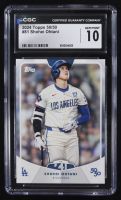 Shohei Ohtani 2024 Topps 50/50 Ohtani #81 (CGC 10) at PristineAuction.com
