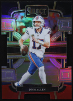 Josh Allen 2023 Select Prizm Black and Red Die Cut #13 at PristineAuction.com
