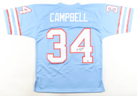 Earl Campbell Signed Oilers Mitchell & Ness Authentic Jersey (Fanatics) at PristineAuction.com