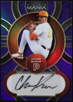 Chase Burns 2023 Wild Card Automania Purple Signatures #AMC4 #24/25 RC at PristineAuction.com