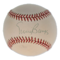 Ernie Banks Signed ONL Baseball (JSA) at PristineAuction.com