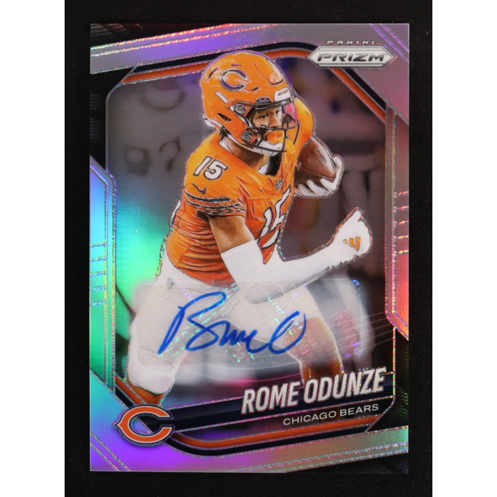 Rome Odunze 2025 Panini Prizm Auto #8 at PristineAuction.com