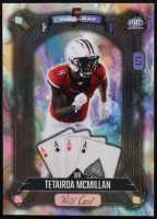 Tetairoa McMillan 2024 Wild Card 5 Card Draw Tie Die Aces #S5CDCTM #1/1 RC at PristineAuction.com