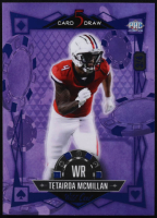 Tetairoa McMillan 2024 Wild Card 5 Card Draw Purple Chips Blue Foil # #S5CDMTM #3/4 RC at PristineAuction.com