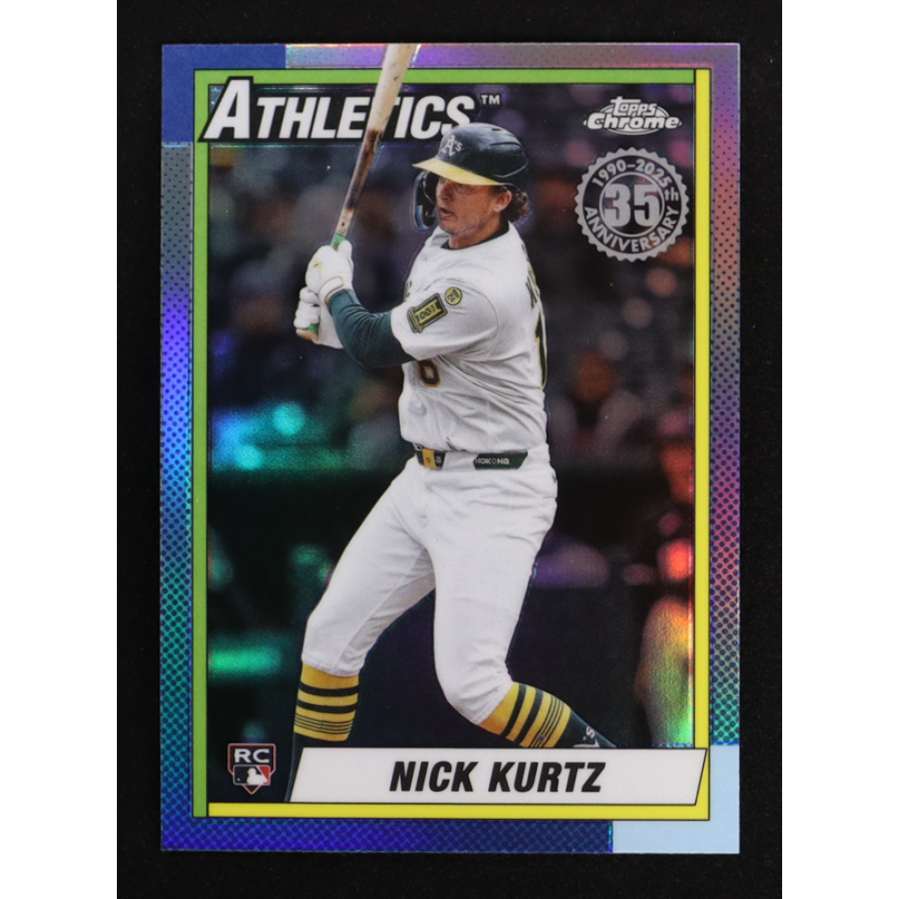 Nick Kurtz 2025 Topps Chrome 35th Anniversary #90CU-21RC at PristineAuction.com