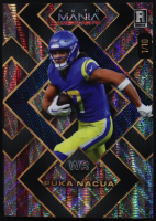 Puka Nacua 2024 Wild Card Automania American Holo-Lux Old Glory Wave #AMASQPPN #1/10 RC at PristineAuction.com