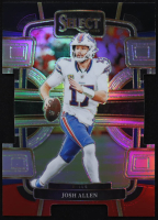 Josh Allen 2023 Select Prizm Black and Red Die Cut #13 at PristineAuction.com