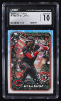 Elly De La Cruz 2024 Topps Holiday #H102 RC (CGC 10) at PristineAuction.com
