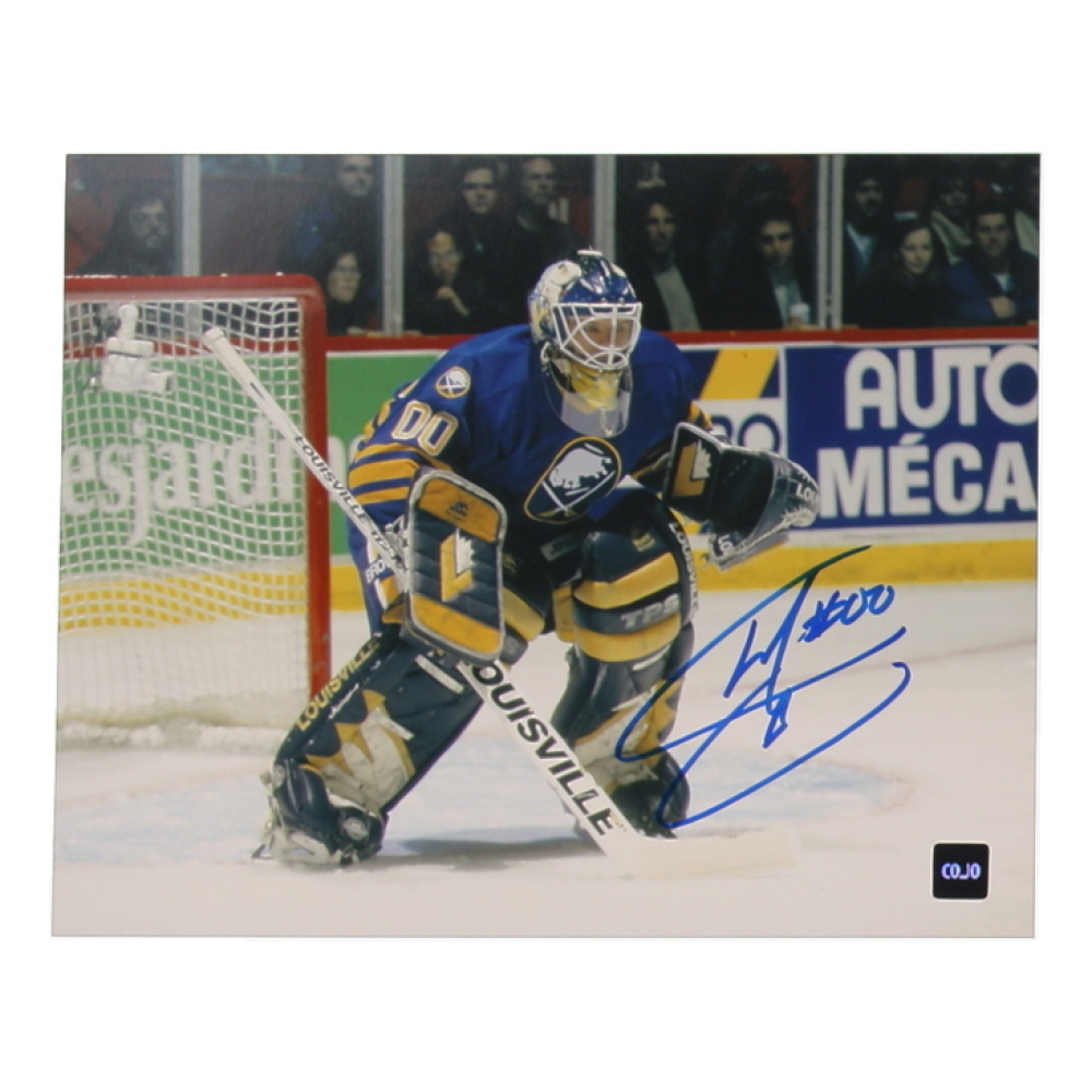 Martin Biron Signed Sabers 8x10 Photo (COJO) at PristineAuction.com