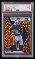 CeeDee Lamb 2020 Panini Mosaic Mosaic Reactive Gold #207 RC (PSA 9) at PristineAuction.com