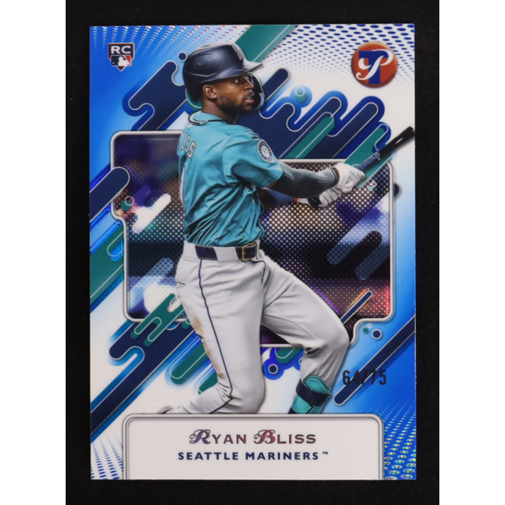 Ryan Bliss 2025 Topps Pristine Blue Refractors #73 RC #64/75 at PristineAuction.com