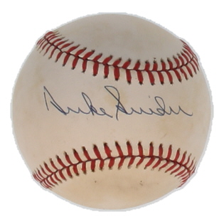 Duke Snider Signed ONL Baseball (JSA) at PristineAuction.com Duke Snider Signed ONL Baseball (JSA) at PristineAuction.com