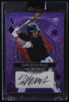 Luke Keaschall 2024 Wild Card 5 Card Draw Stacked Deck Ace Diamonds Purple Signatures Lazers #SDHDLKA #2/4 RC at PristineAuction.com