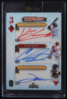 Konnor Griffin / Chase Burns / Leo De Vries 2024 Wild Card 5 Card Draw Stacked Deck 3 Diamonds TripsAuto #WDHDKGCBLV #1/1 RC at PristineAuction.com