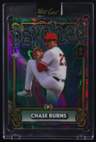 Chase Burns 2024 Wild Card Alumination Psyched #NNO #3/10 RC at PristineAuction.com