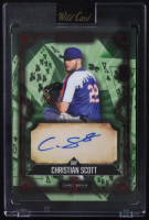 Christian Scott 2024 Wild Card 5 Card Draw Red Foil Signatures #5CDCLCS #3/3 RC at PristineAuction.com