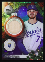 Bobby Witt Jr. 2025 Topps Holiday Player Relics Metallic Purple #PRBW #064/199 at PristineAuction.com