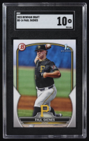 Paul Skenes 2023 Bowman Draft #BD14 (SGC 10) at PristineAuction.com
