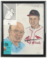 Joe Garagiola Signed Cardinals Custom Framed Collage Display (Beckett) at PristineAuction.com