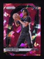 Stephon Castle 2024-25 Panini Prizm Prizms Pink Ice #234 RC at PristineAuction.com
