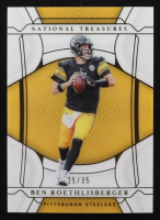 Ben Roethlisberger 2021 Panini National Treasures Gold #93 #25/35 at PristineAuction.com