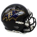 Teddye Buchanan Signed Ravens Speed Mini Helmet (Radtke) at PristineAuction.com Teddye Buchanan Signed Ravens Speed Mini Helmet (Radtke) at PristineAuction.com